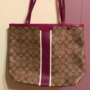 Coach coated canvas